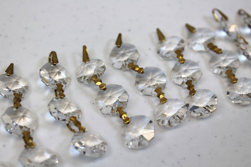 Chandelier crystal prisms - chandelier,