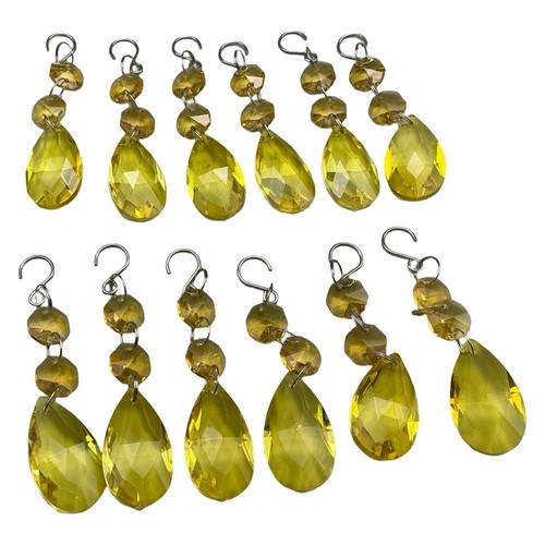 12pc yellow glass - 12pc,