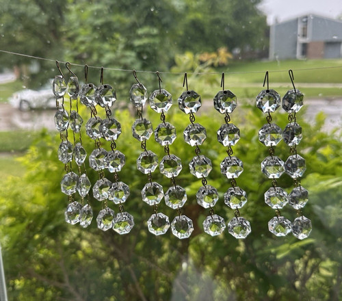 Set vintage faceted - of, 10
